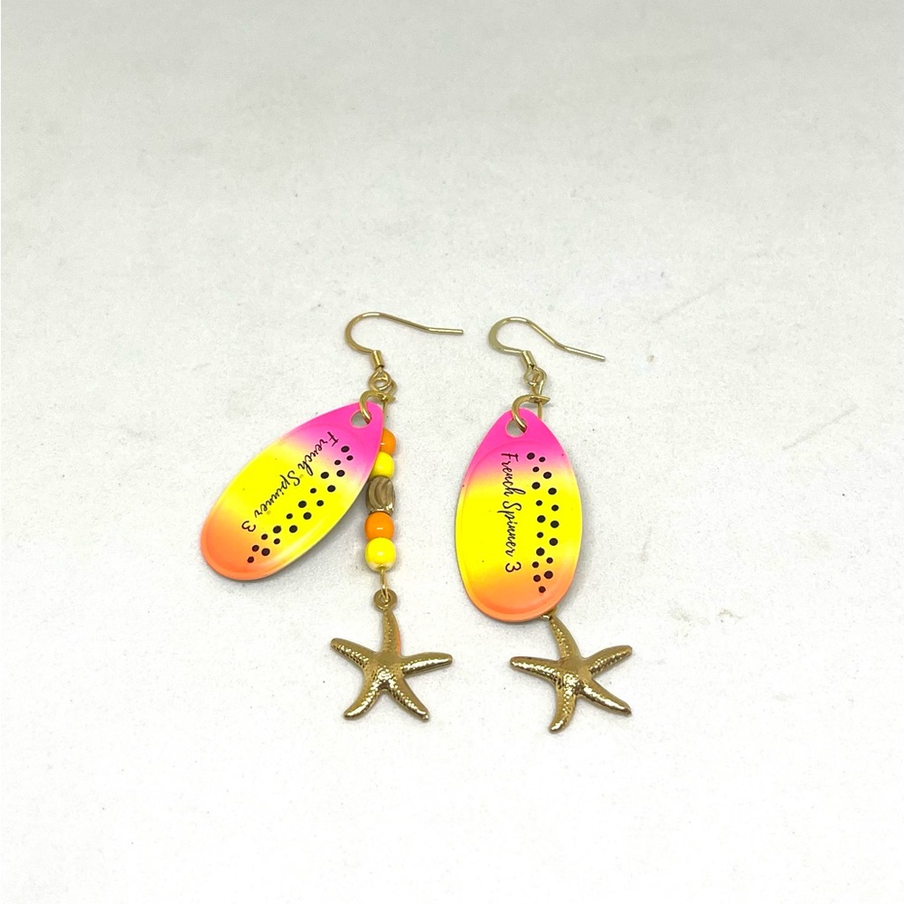 Colorful Starfish Earrings